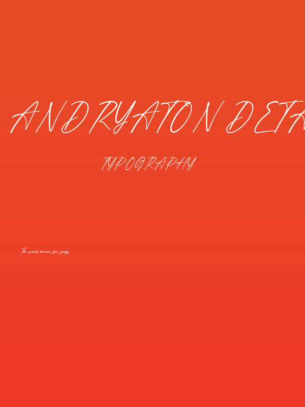 Andryaton Detagheart Poster