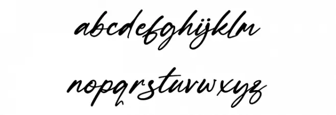 Andryaton Detagheart फ़ॉन्ट लोअरकेस