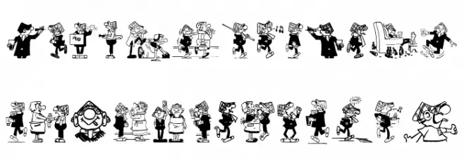 Andy Capp Font UPPERCASE