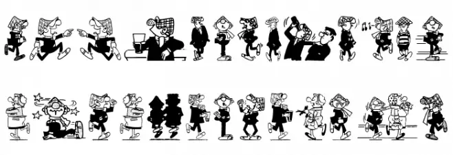 Andy Capp Font LOWERCASE