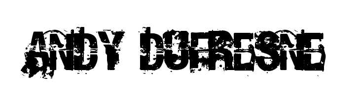 Andy Dufresne  Frei Schriftart Herunterladen