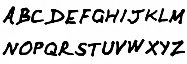 Andy Шрифта ВЕРХНИЙ