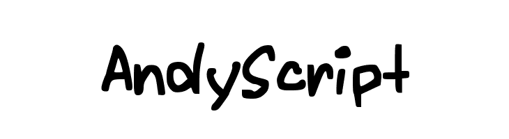 AndyScript  Descarca Fonturi Gratis