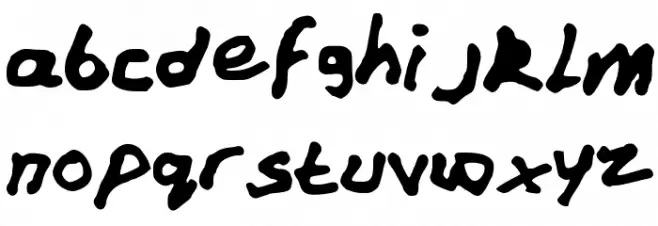 Andy फ़ॉन्ट लोअरकेस