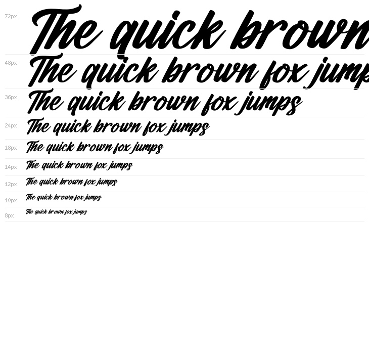 Andylante Jhondyle Italic Waterfall