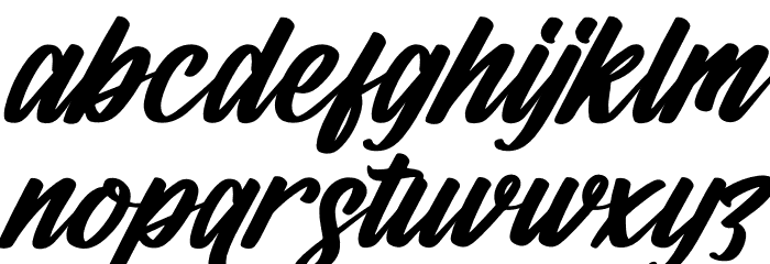 Andylante Jhondyle Italic Font LOWERCASE