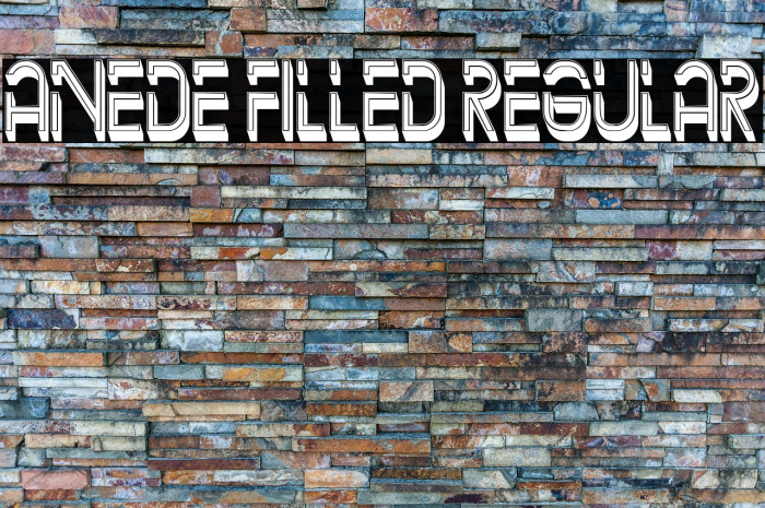 Anede Filled Regular Example 3
