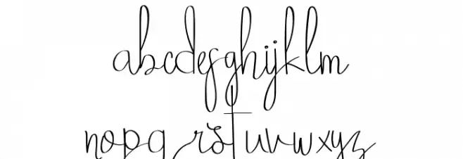 Aneetha Demo 字体 小写