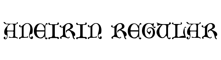Aneirin Regular Font