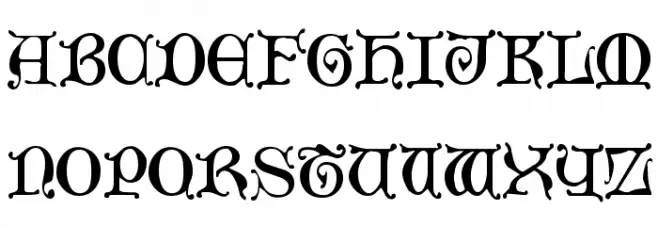 Aneirin Regular 字体 大写