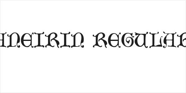 Aneirin Regular Logo