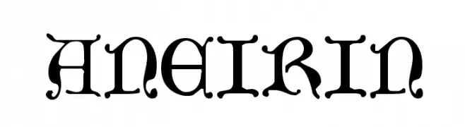 Aneirin  font caratteri gratis