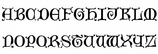 Aneirin Font UPPERCASE