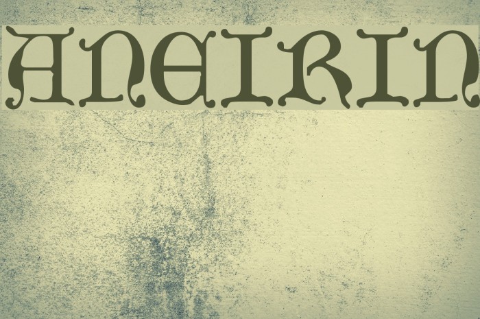 Aneirin Font examples