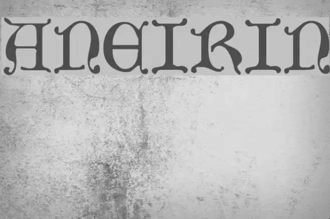 Aneirin Font examples