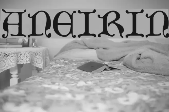 Aneirin Font examples