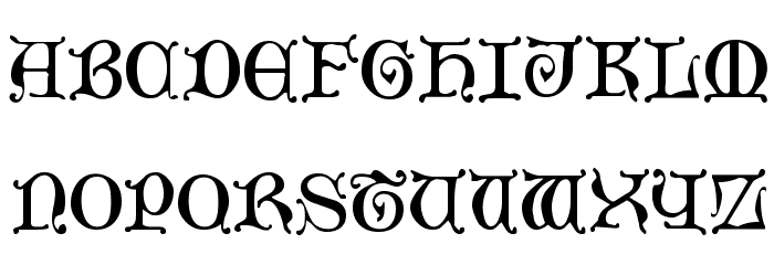 Aneirin Font LOWERCASE