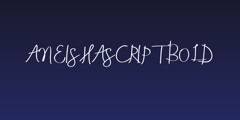 AneishaScriptBold Social Header