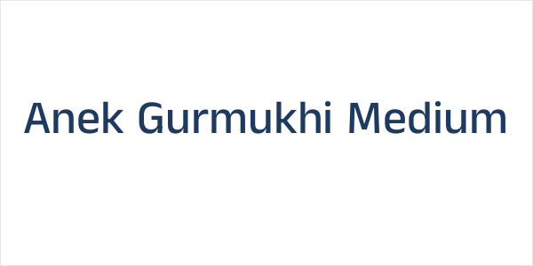 Anek Gurmukhi Medium Logo