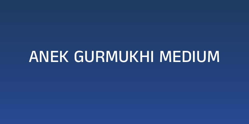 Anek Gurmukhi Medium Social Header