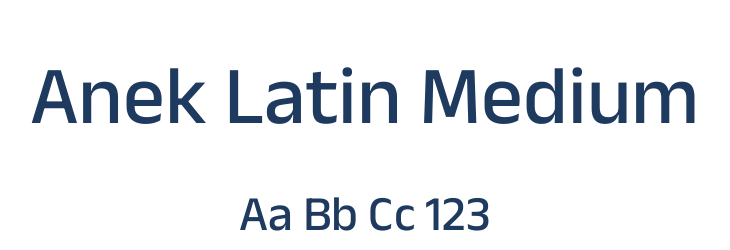 Anek Latin Medium Font Preview