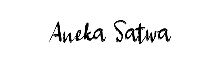 Aneka Satwa  フリーフォントのダウンロード