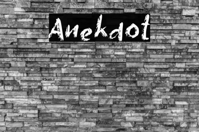 Anekdot Font examples