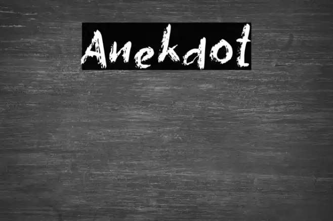 Anekdot Font examples