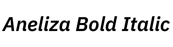 Aneliza Bold Italic  नि: शुल्क फ़ॉन्ट्स डाउनलोड