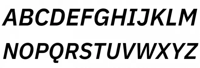 Aneliza Bold Italic Font Litere mari