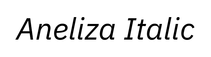 Aneliza Italic  Скачать бесплатные шрифты
