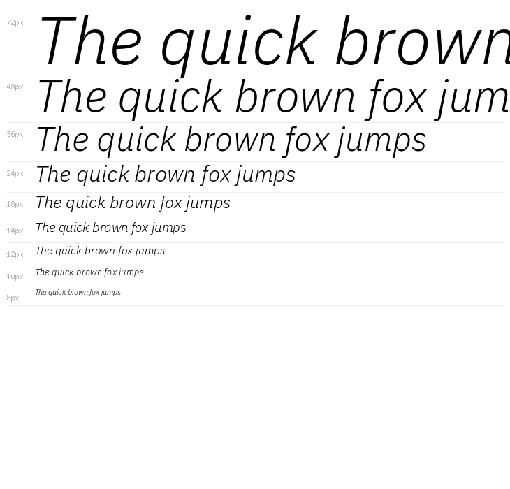 Aneliza Light Italic Waterfall