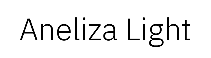 Aneliza Light  Скачать бесплатные шрифты