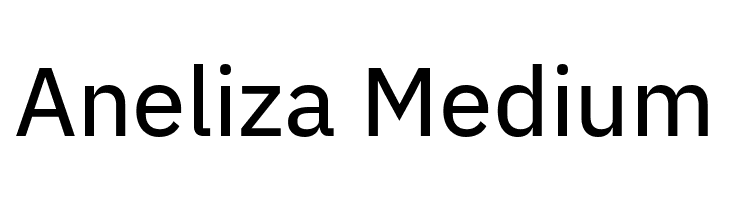 Aneliza Medium  免费字体下载