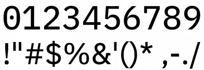 Aneliza Medium Font OTHER CHARS