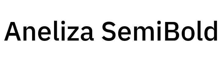 Aneliza SemiBold  font caratteri gratis
