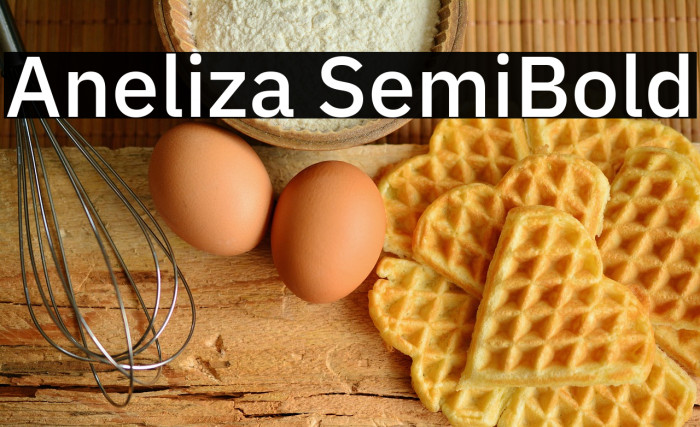 Aneliza SemiBold Example 1