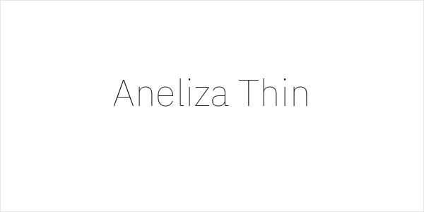 Aneliza Thin Logo