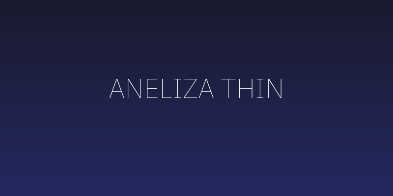 Aneliza Thin Social Header