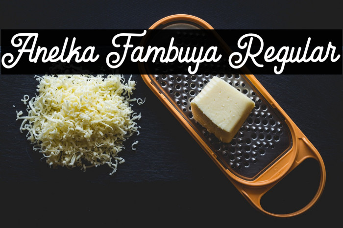 Anelka Fambuya Regular Example 2