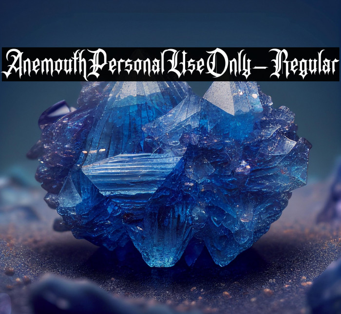 AnemouthPersonalUseOnly-Regular Example 3