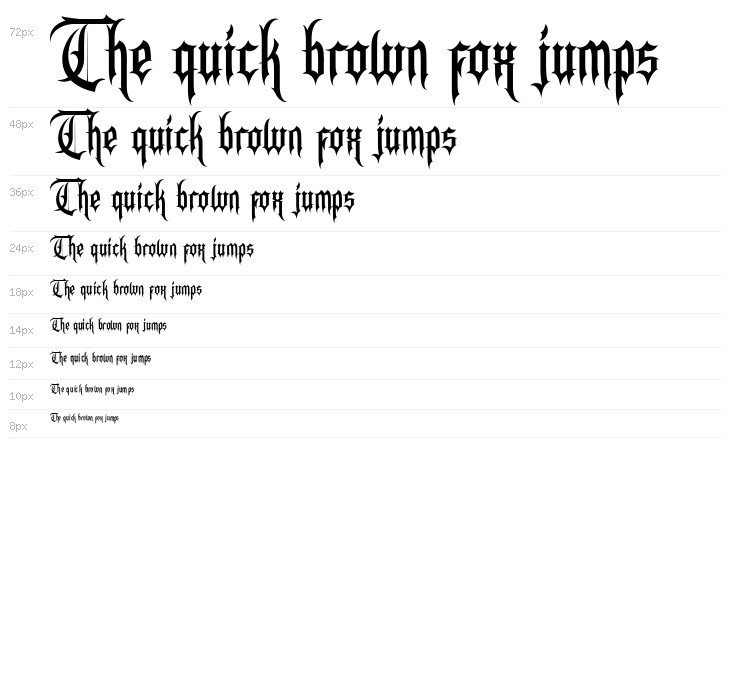 AnemouthPersonalUseOnly-Regular Waterfall