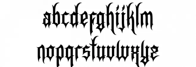 AnemouthPersonalUseOnly-Regular Schriftart Kleinbuchstaben