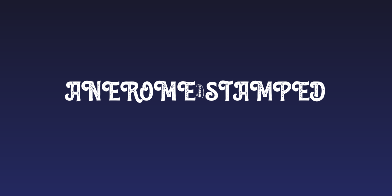 Anerome-Stamped Social Header