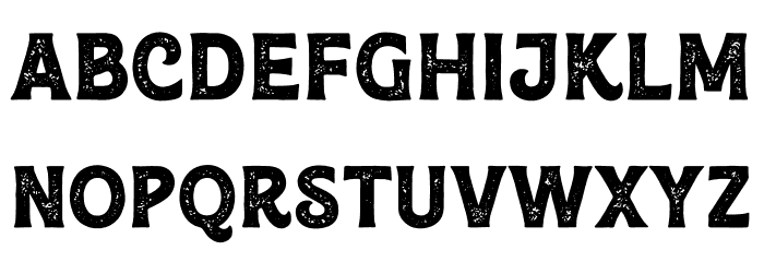 Anerome-Stamped Font LOWERCASE