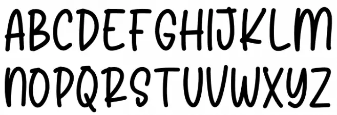 Aneska Kids Personal Use Шрифта ВЕРХНИЙ