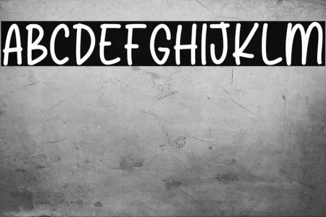 Aneska Kids Personal Use Font examples