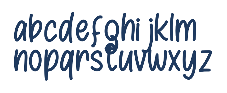 Aneska Kids Personal Use Lowercase