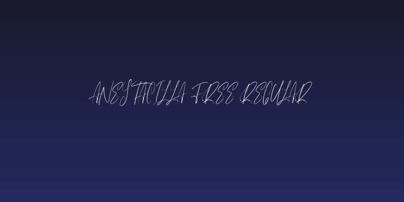 Anestacilla Free Regular Social Header