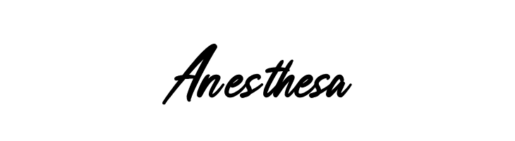 Anesthesa  Frei Schriftart Herunterladen